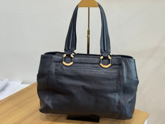 Chloe Black Leather Shoulder Bag