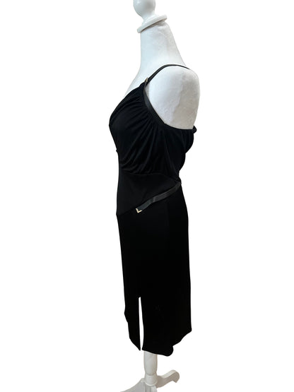 Versace One-Shoulder Dress-Dresses-Gazelle Fashion and Style