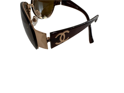 Chanel CC logo Aviator Sunglasses