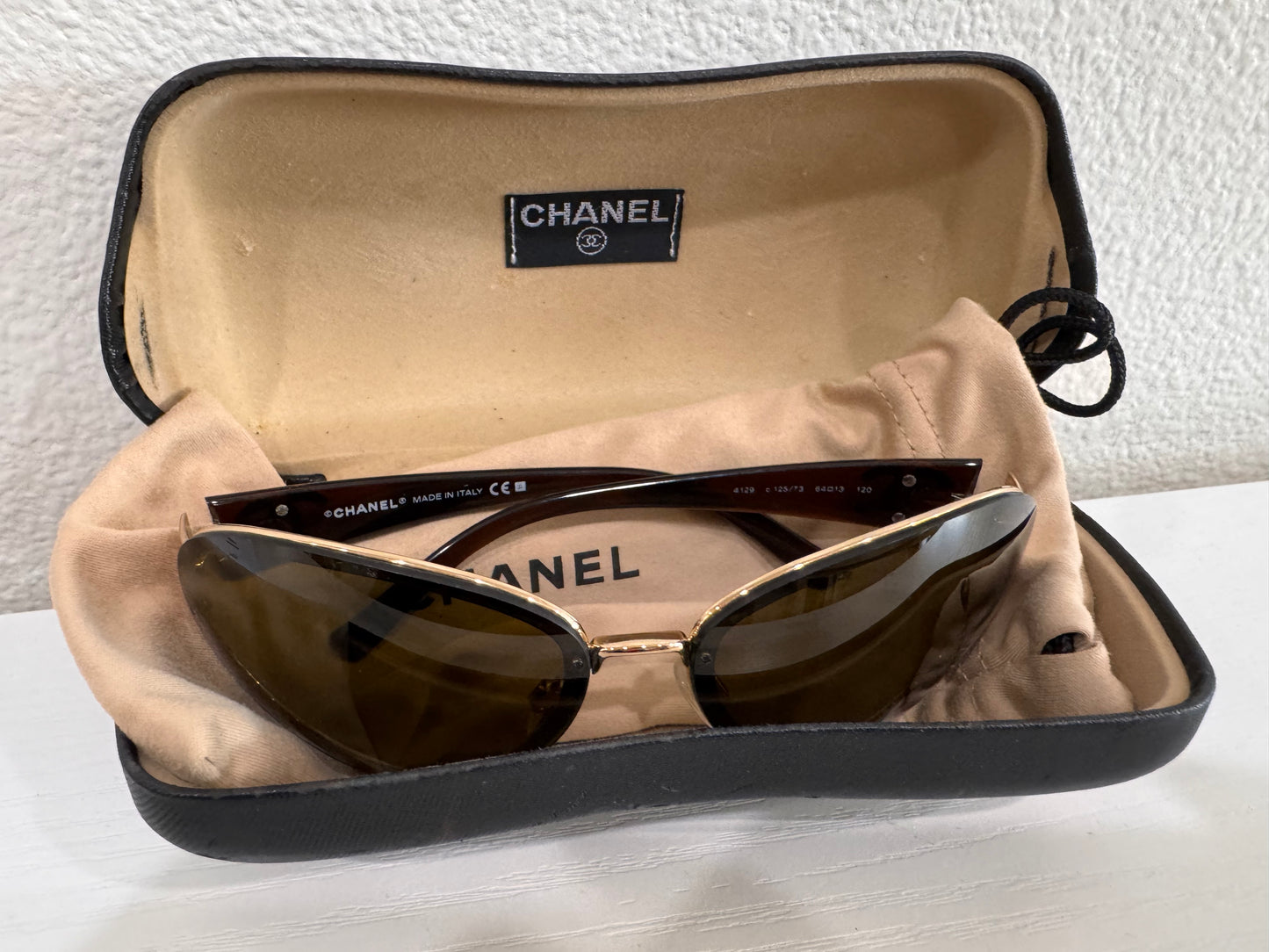 Chanel CC logo Aviator Sunglasses