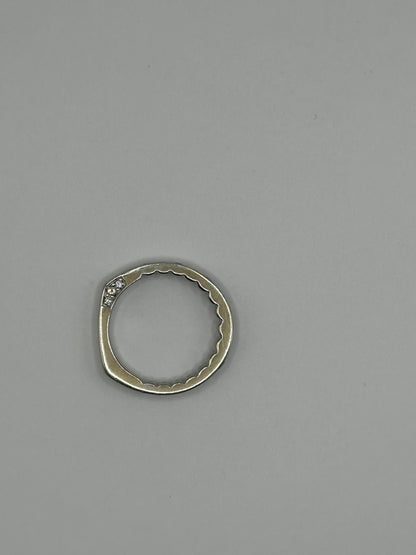 Pave Diamond Half Eternity White Gold Ring- 1.25C $950-Jewelry-Gazelle Fashion and Style