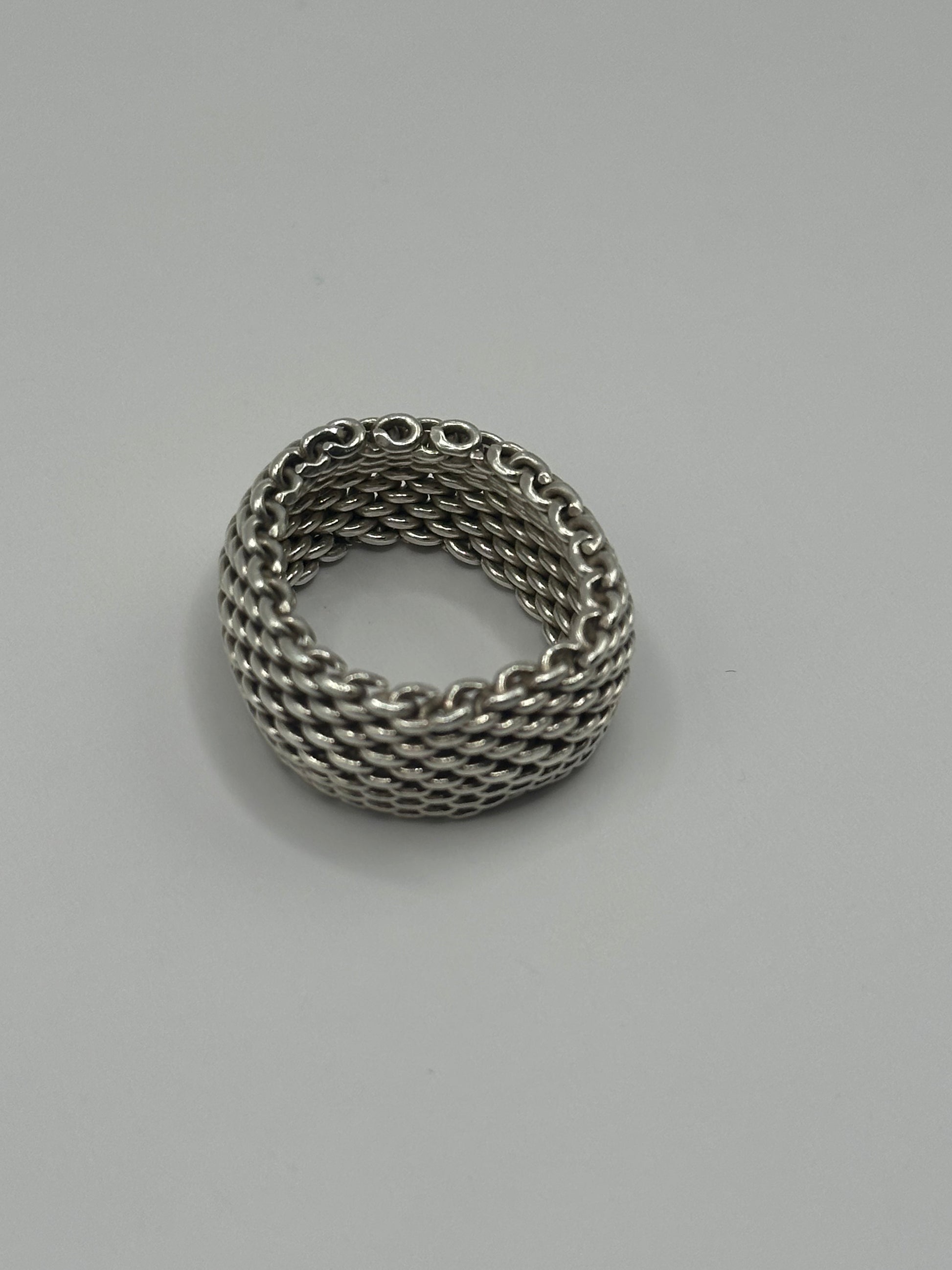 Tiffany & Co. Somerset Mesh Ring $96-Jewelry-Gazelle Fashion and Style