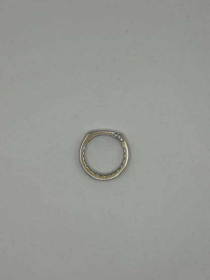Pave Diamond Half Eternity White Gold Ring- 1.25C $950-Jewelry-Gazelle Fashion and Style