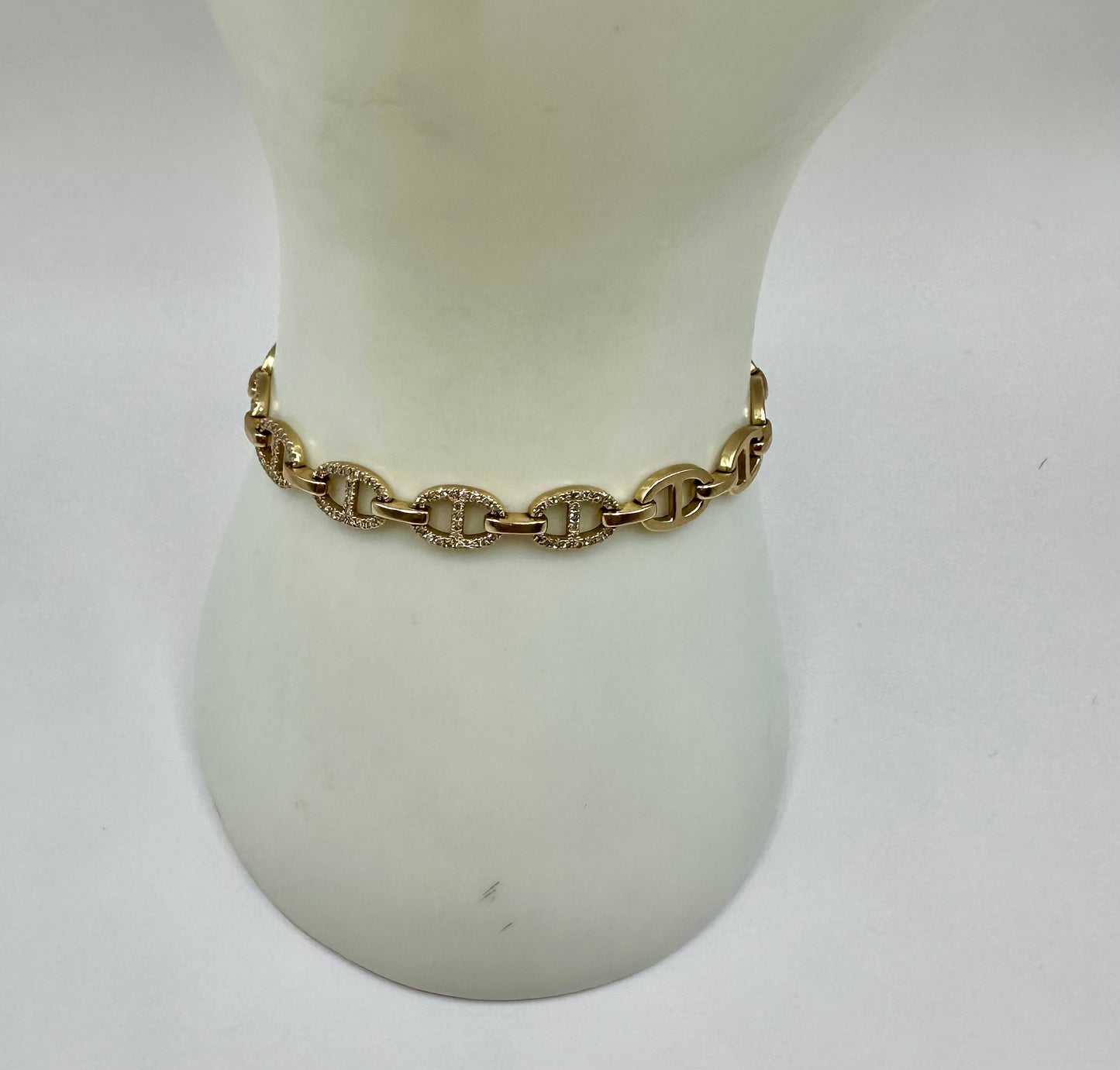 Chain-Link Bracelet, 14K Gold $875-Jewelry-Gazelle Fashion and Style