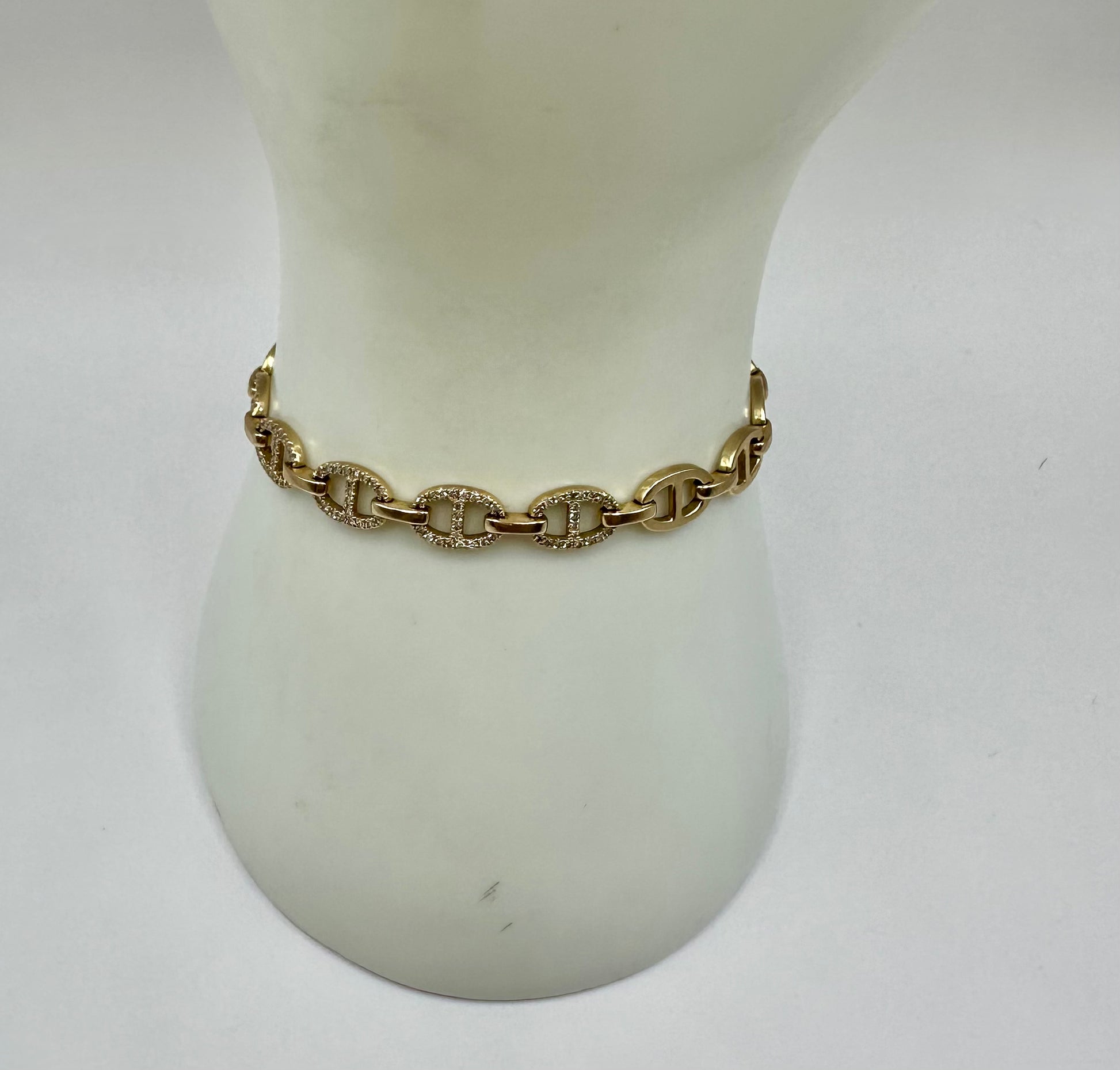 Chain-Link Bracelet, 14K Gold $875-Jewelry-Gazelle Fashion and Style