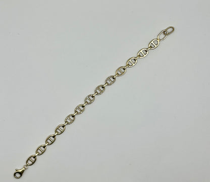 Chain-Link Bracelet, 14K Gold $875-Jewelry-Gazelle Fashion and Style
