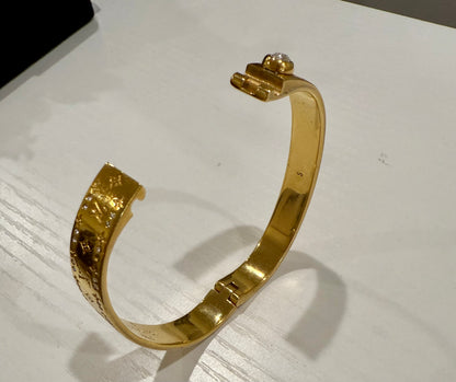 Louis Vuitton Nanogram Strass Bangle