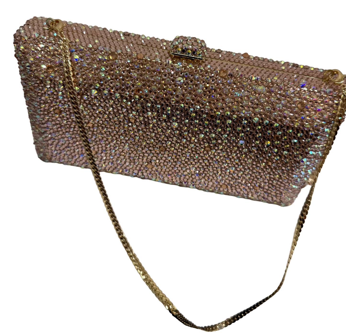 Christal Couture Pink Clutch $149-Bags-Gazelle Fashion and Style