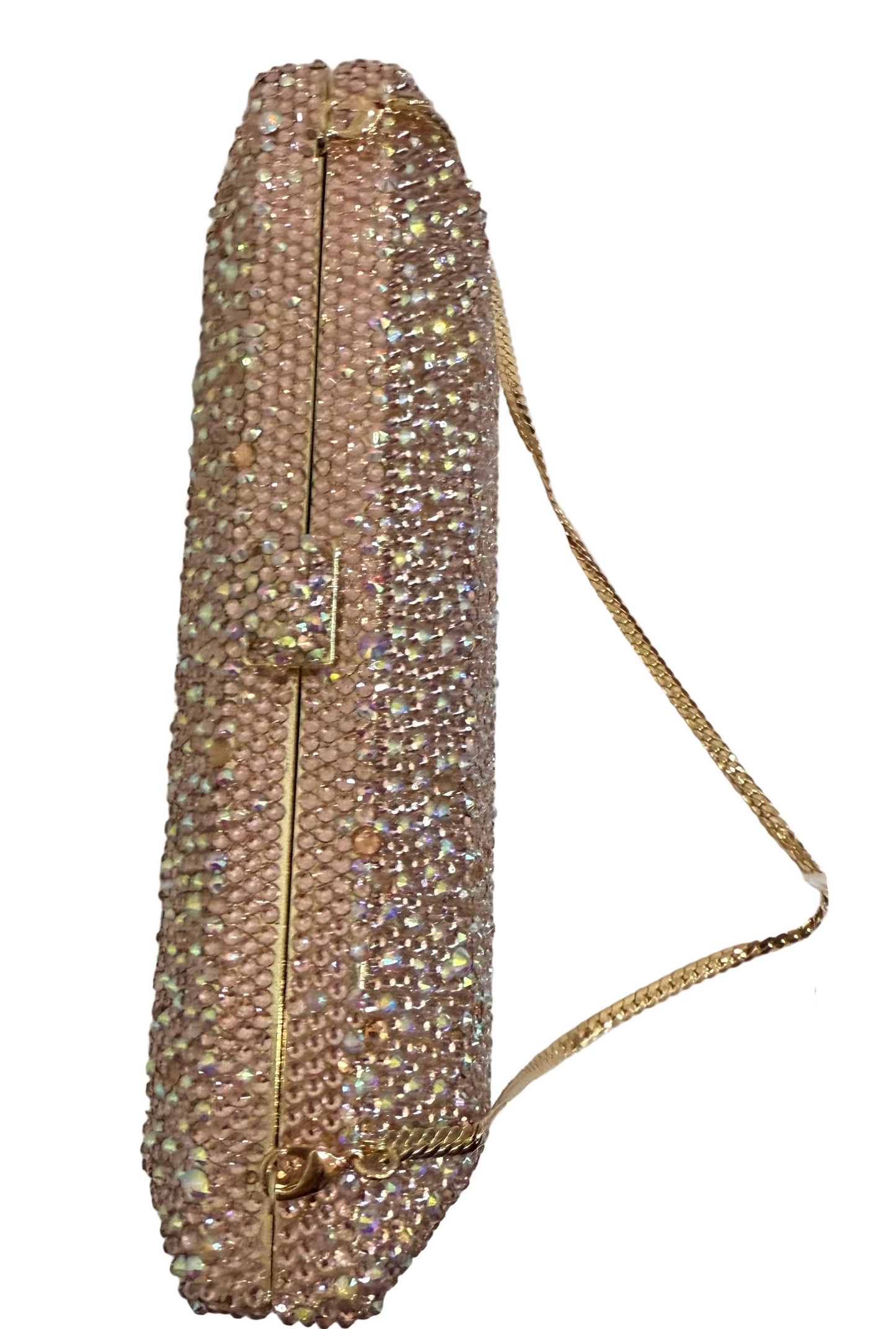 Christal Couture Pink Clutch $149-Bags-Gazelle Fashion and Style