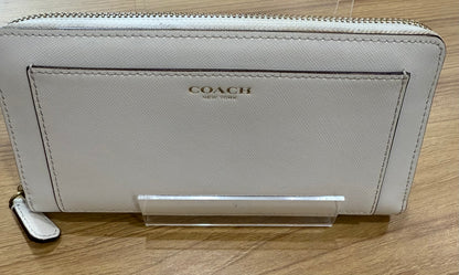 Coach Darcy Zip Around Wallet- White $99-Wallets-Gazelle Fashion and Style