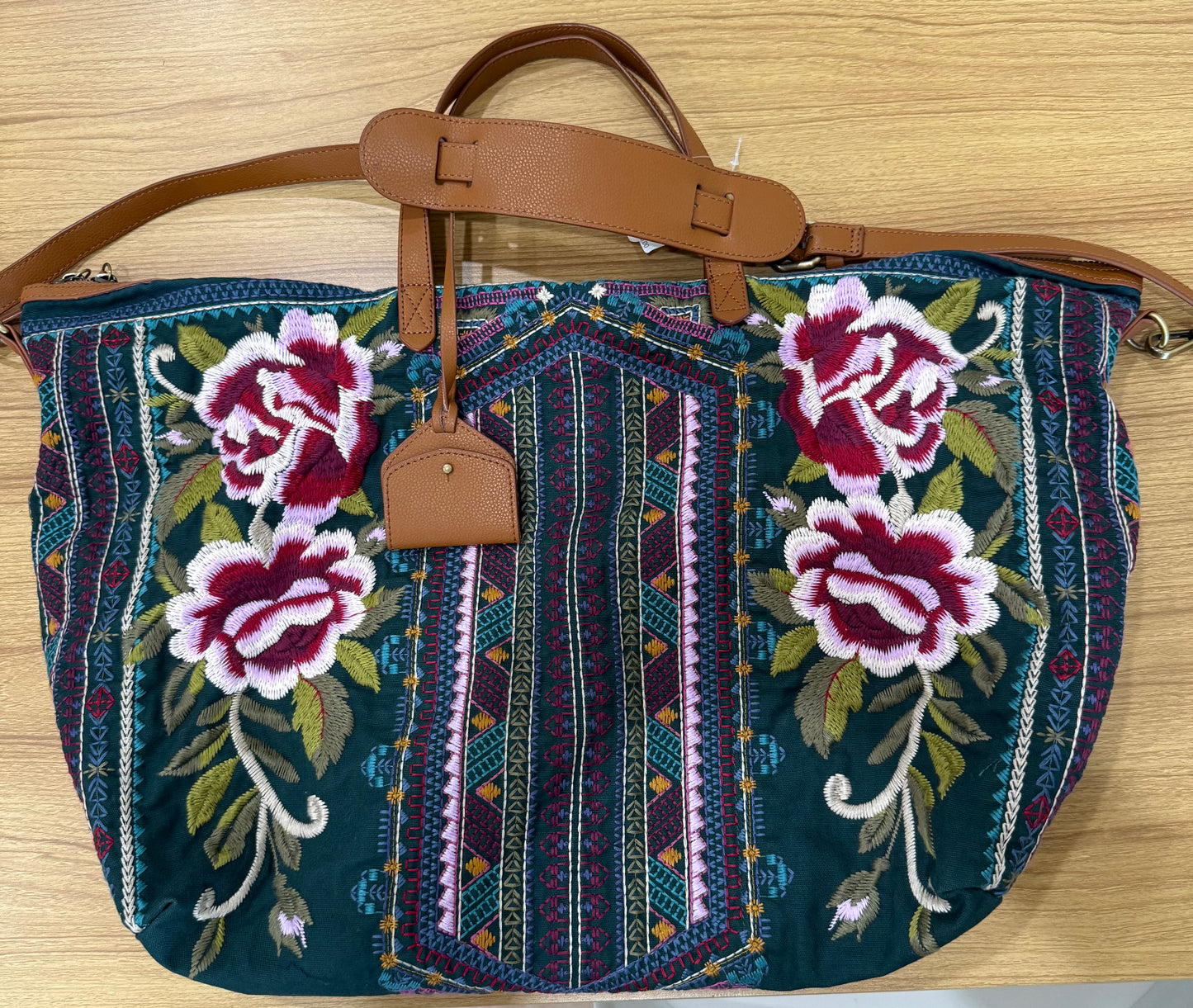 Johnny Was Langley Weekend Bag $185-Bags-Gazelle Fashion and Style