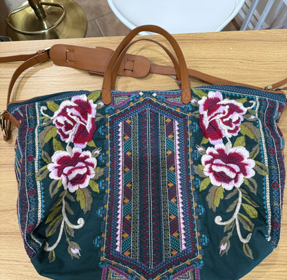 Johnny Was Langley Weekend Bag $185-Bags-Gazelle Fashion and Style