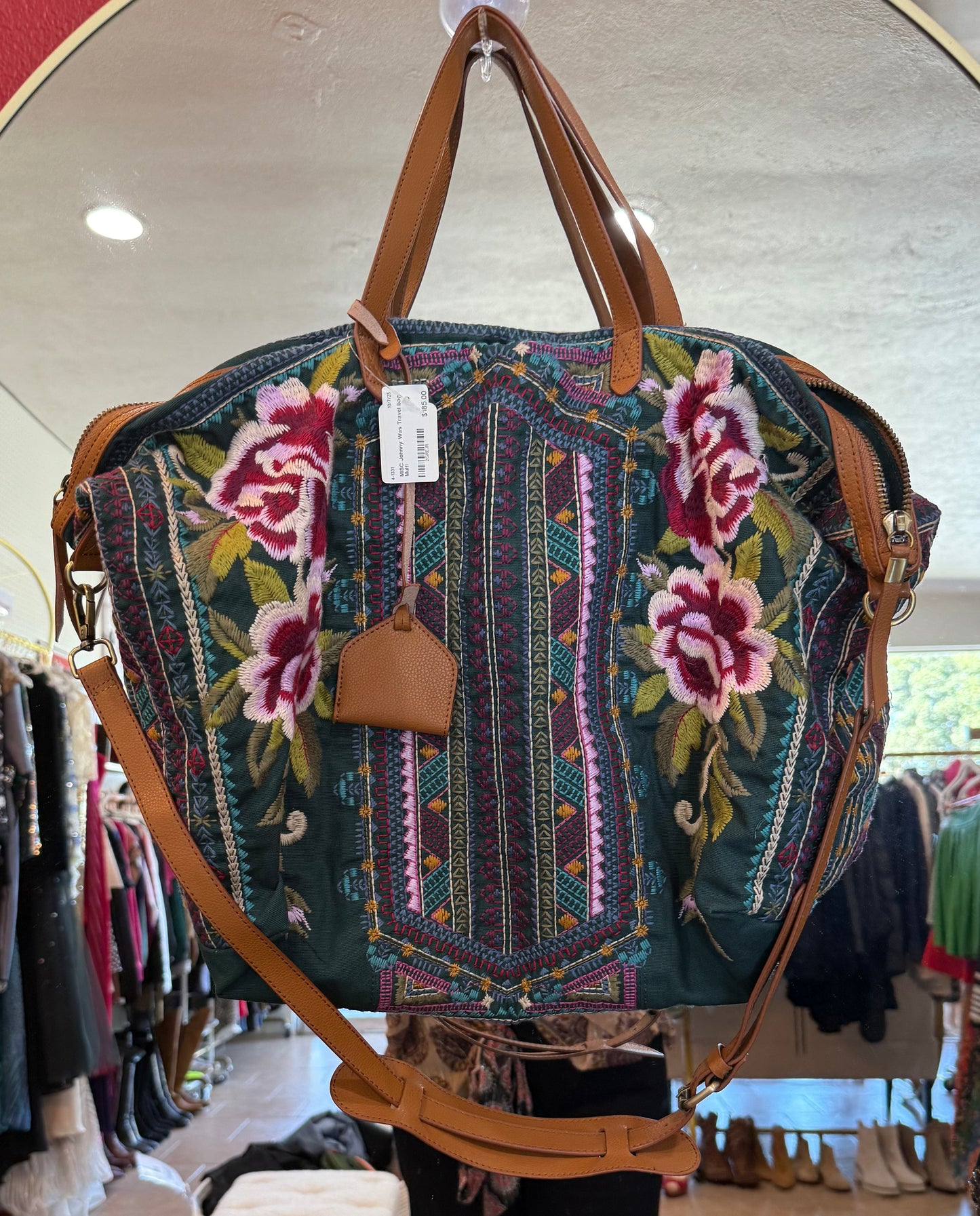 Johnny Was Langley Weekend Bag $185-Bags-Gazelle Fashion and Style