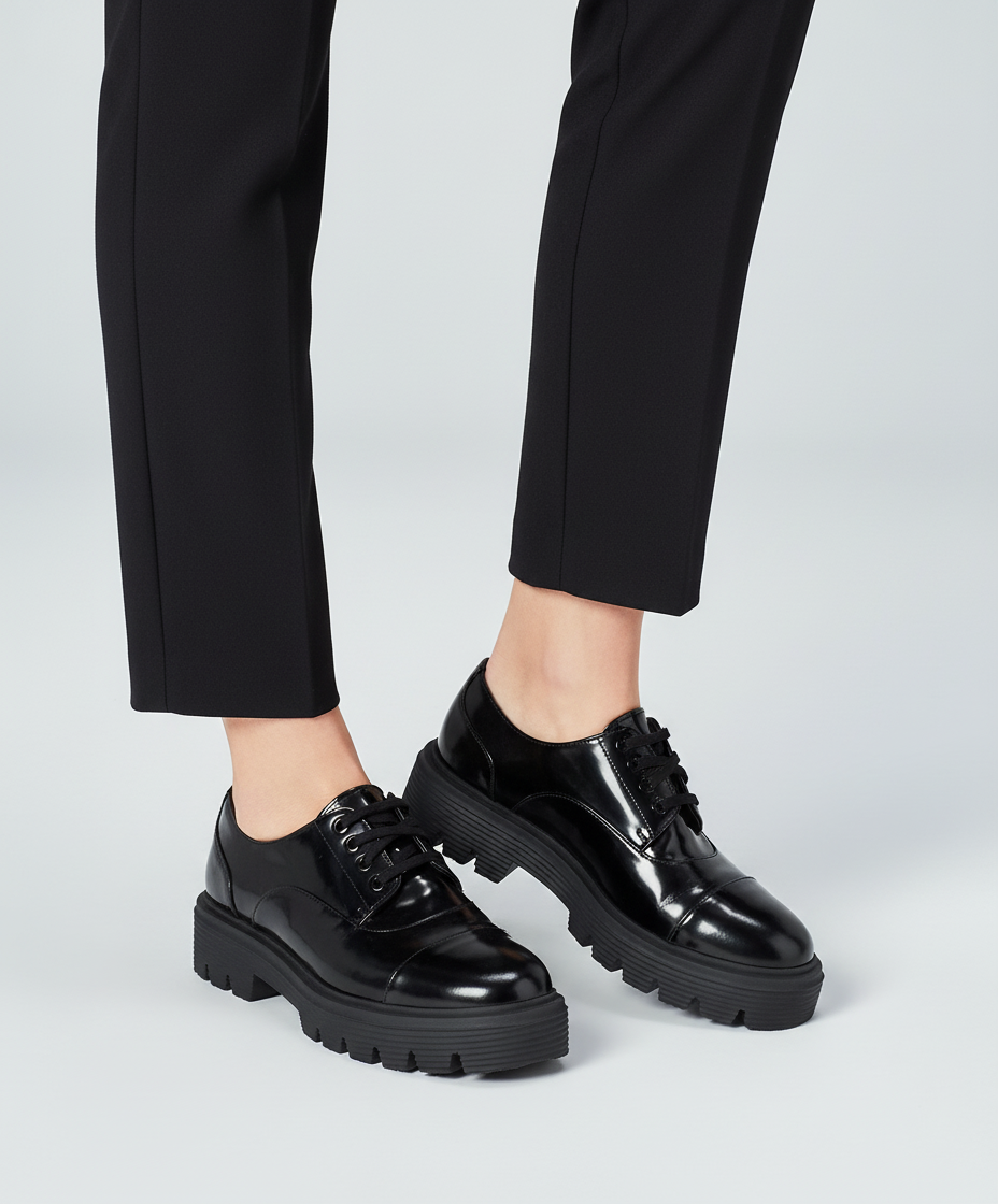 Stuart Weitzman Nolita Lace-Up Oxford- Size 8 $105-Shoes-Gazelle Fashion and Style