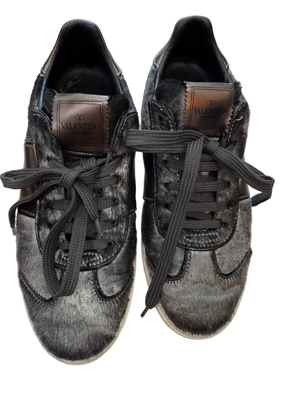 Valentino Flycrew Rockstud Sneaker- Size 38, US 8 $185-Shoes-Gazelle Fashion and Style