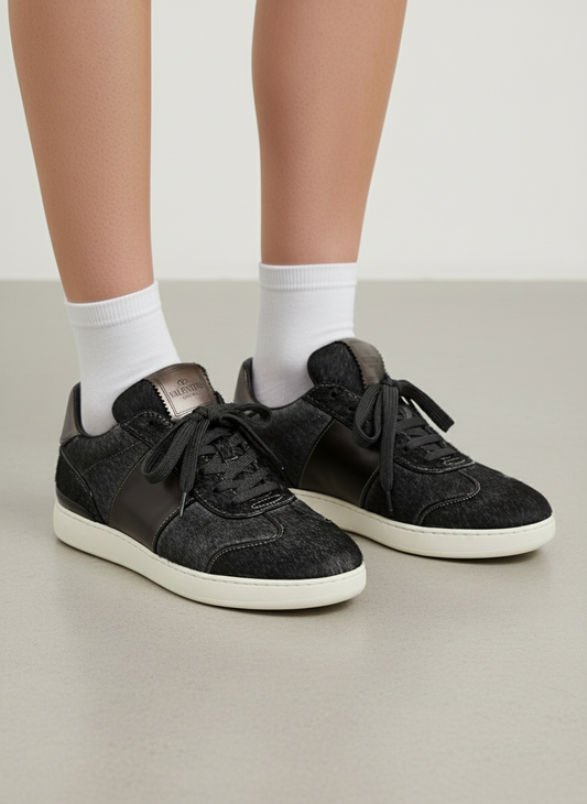 Valentino Flycrew Rockstud Sneaker- Size 38, US 8 $185-Shoes-Gazelle Fashion and Style