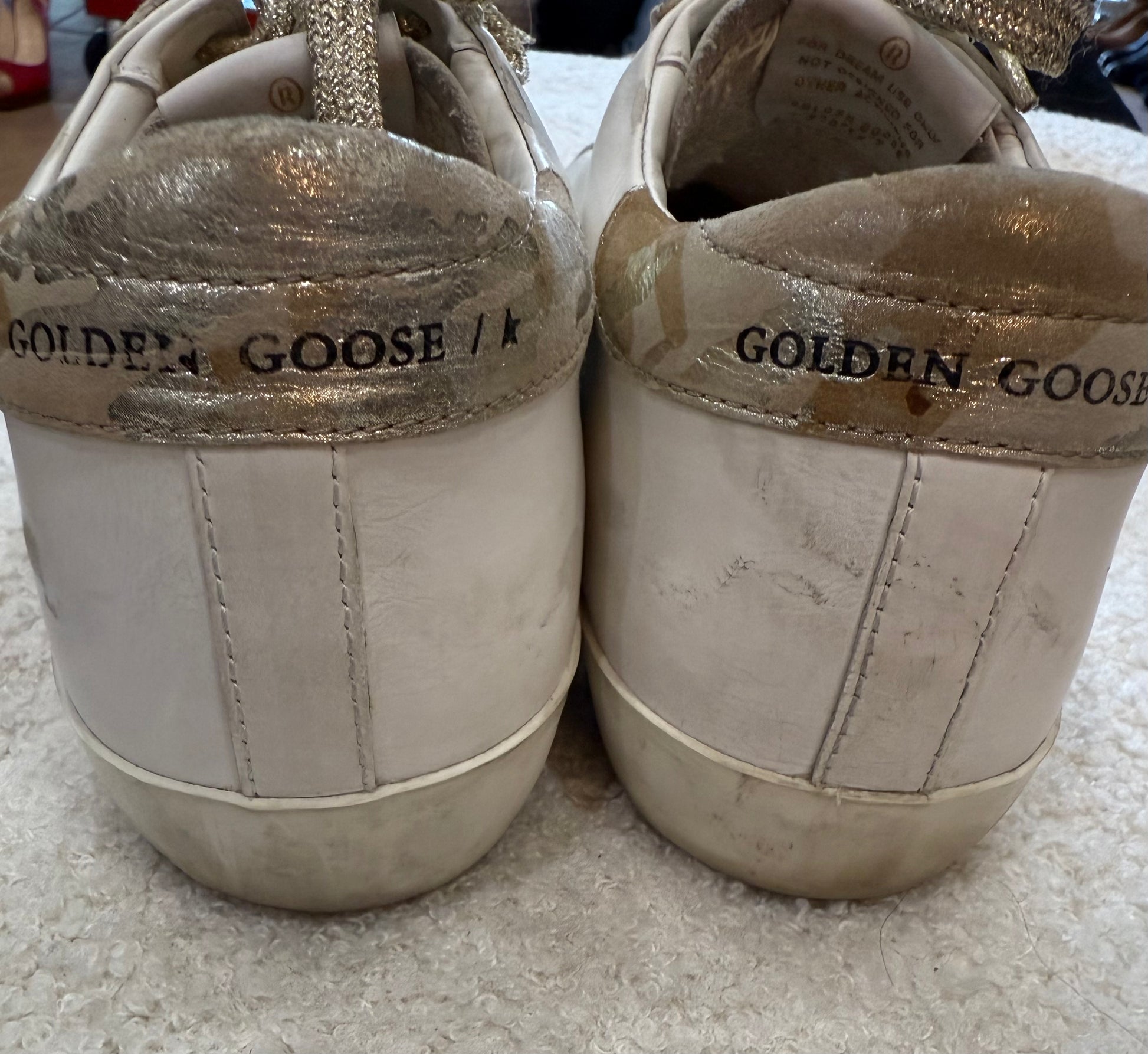Golden Goose Super-Star Sneakers- Size 38, US 8 $245-Shoes-Gazelle Fashion and Style