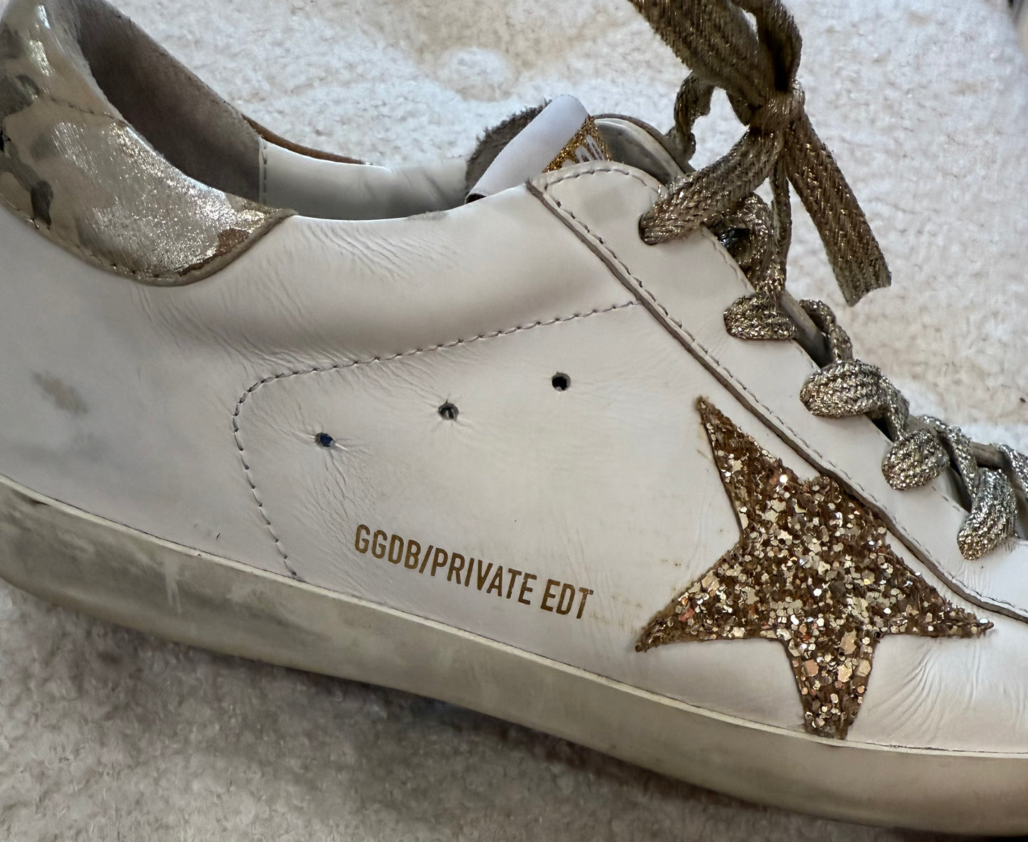 Golden Goose Super-Star Sneakers- Size 38, US 8 $245-Shoes-Gazelle Fashion and Style