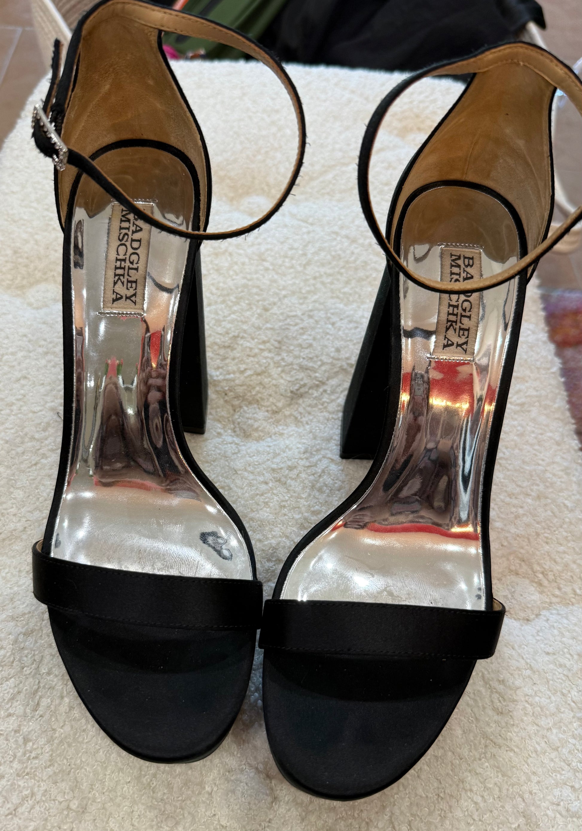 Badgley Mischka Party Platform Heel -Size 9 $155-Shoes-Gazelle Fashion and Style