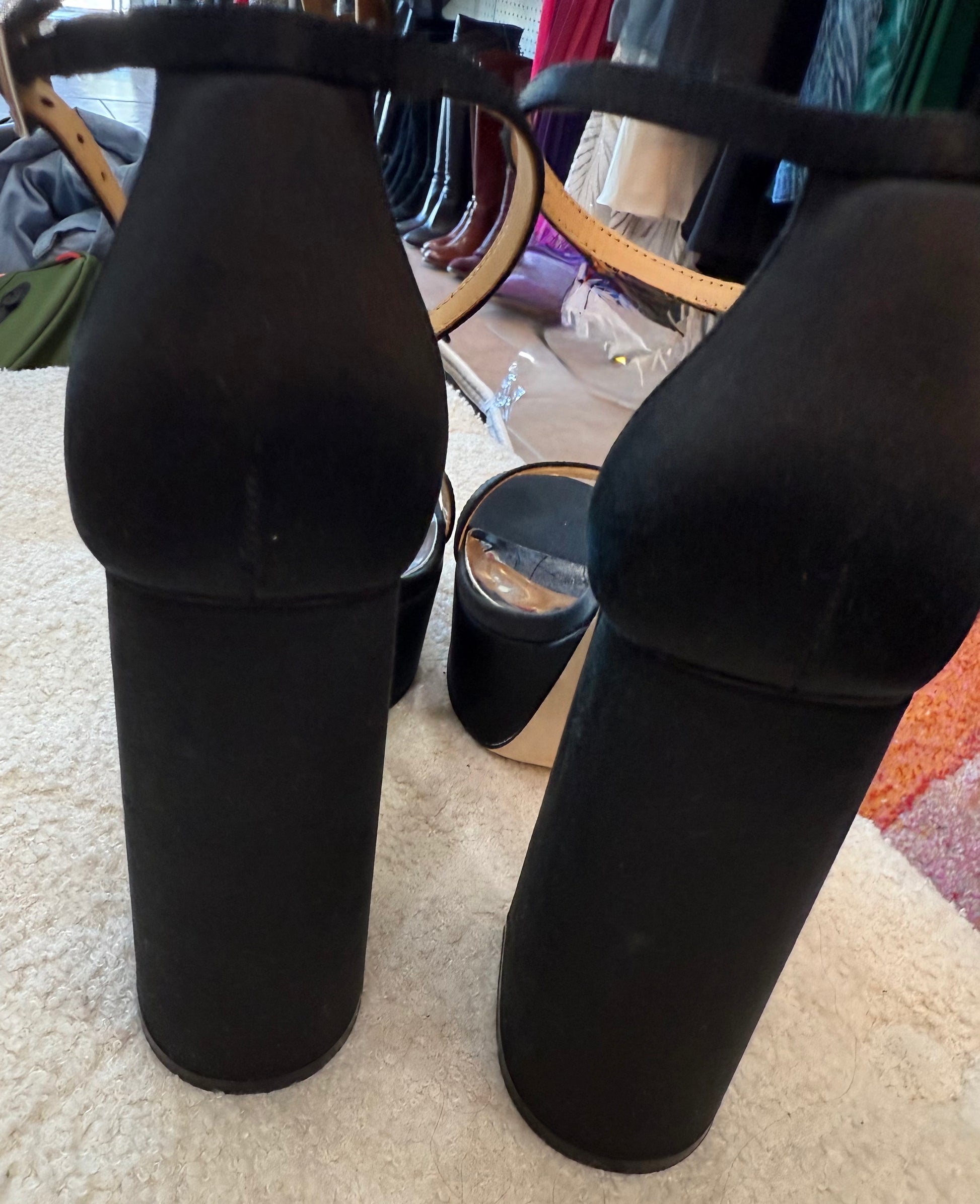 Badgley Mischka Party Platform Heel -Size 9 $155-Shoes-Gazelle Fashion and Style