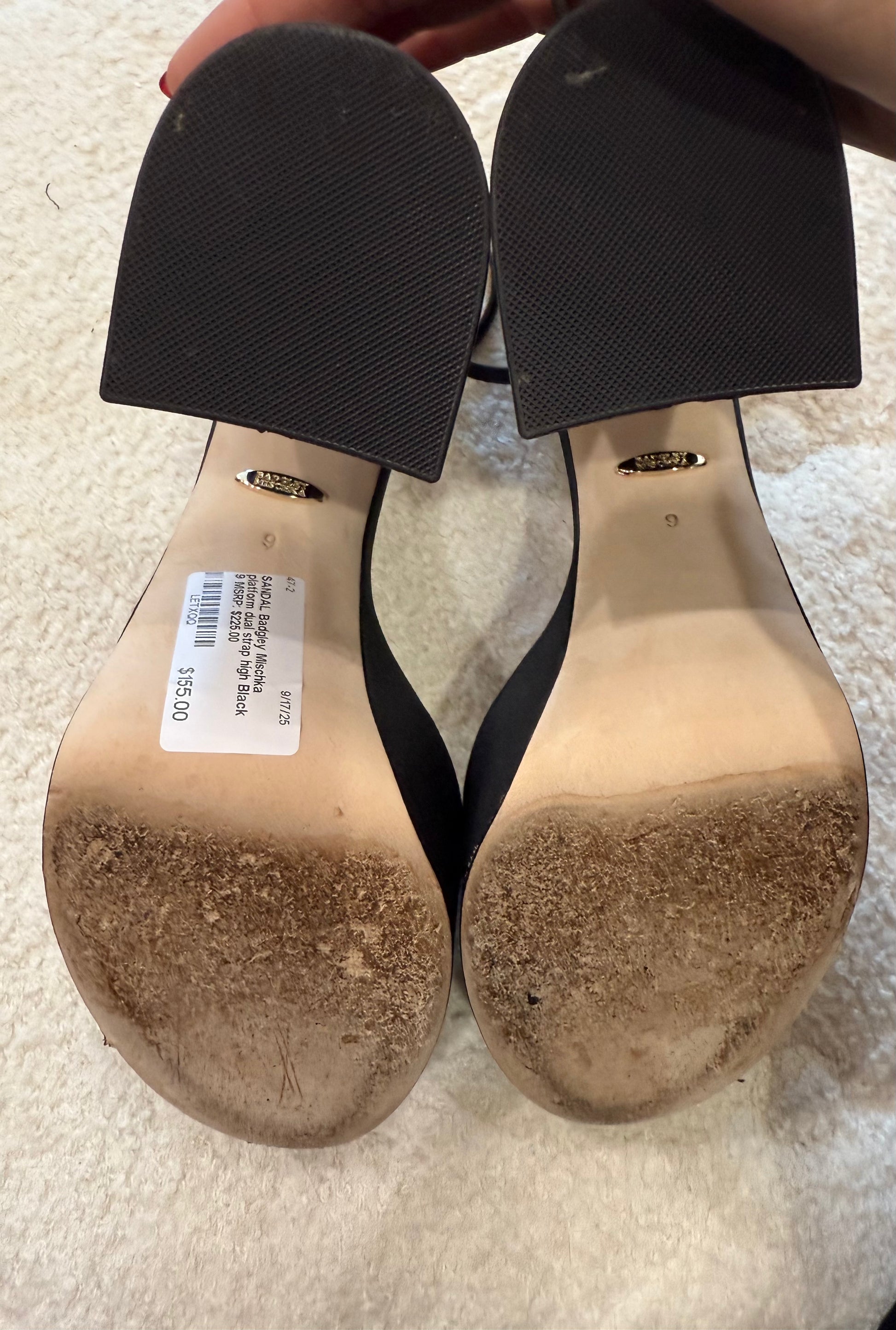 Badgley Mischka Party Platform Heel -Size 9 $155-Shoes-Gazelle Fashion and Style