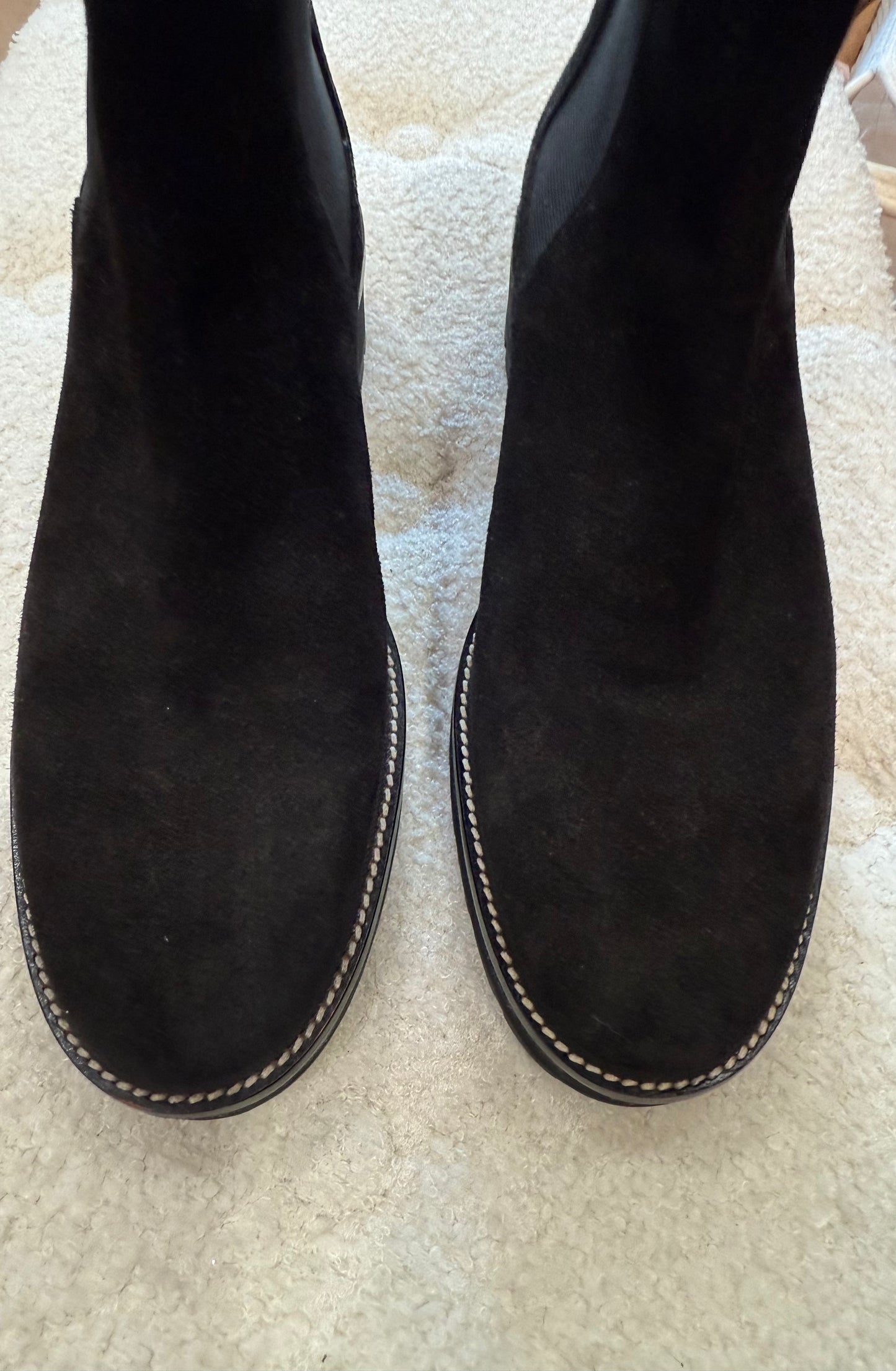 Tory Burch Chelsea 50mm Lug Booties- Size: 10.5 $175-Shoes-Gazelle Fashion and Style