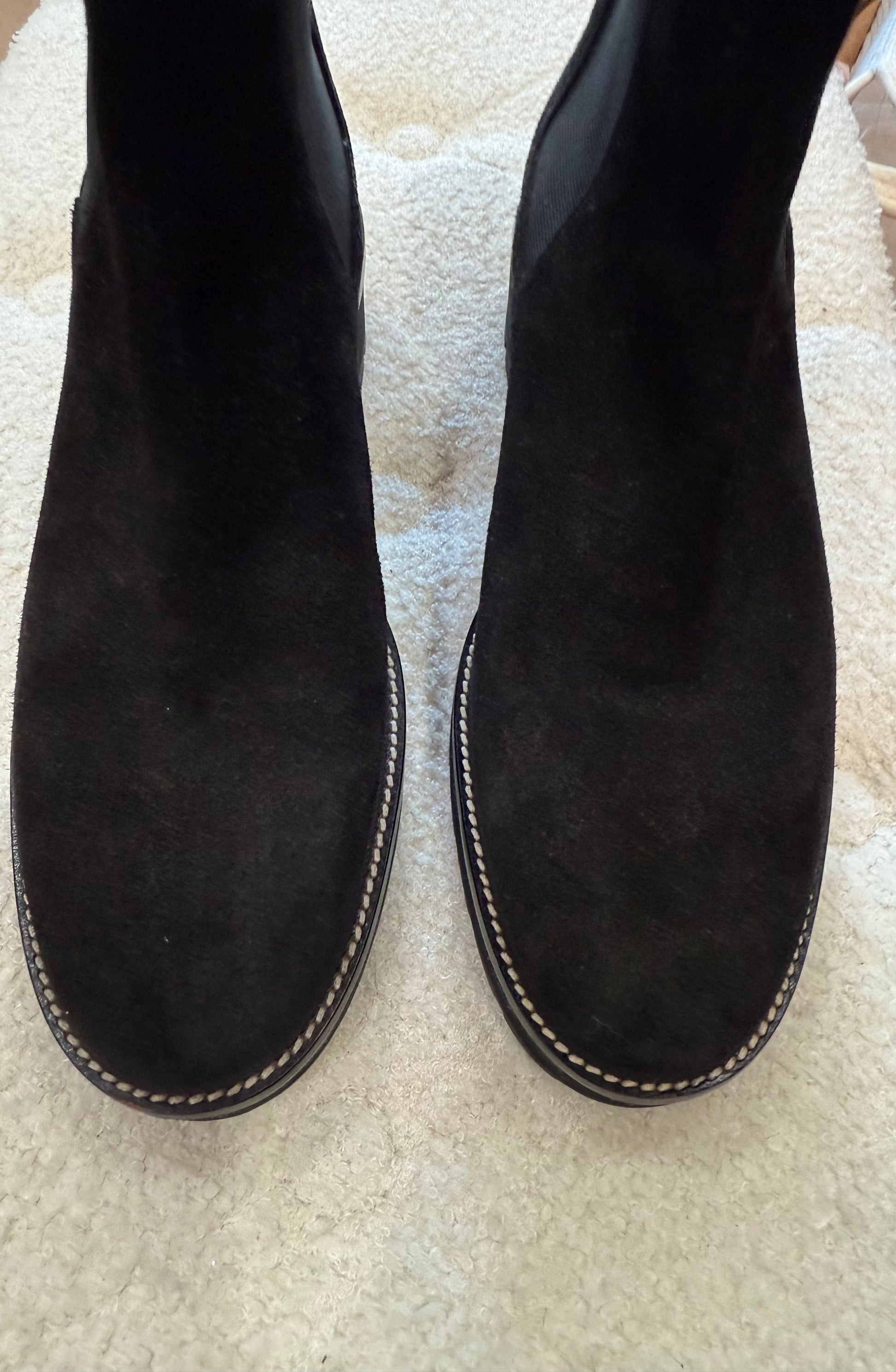 Tory Burch Chelsea 50mm Lug Booties- Size: 10.5 $175-Shoes-Gazelle Fashion and Style