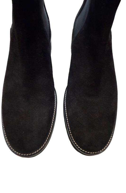 Tory Burch Chelsea 50mm Lug Booties- Size: 10.5 $175-Shoes-Gazelle Fashion and Style