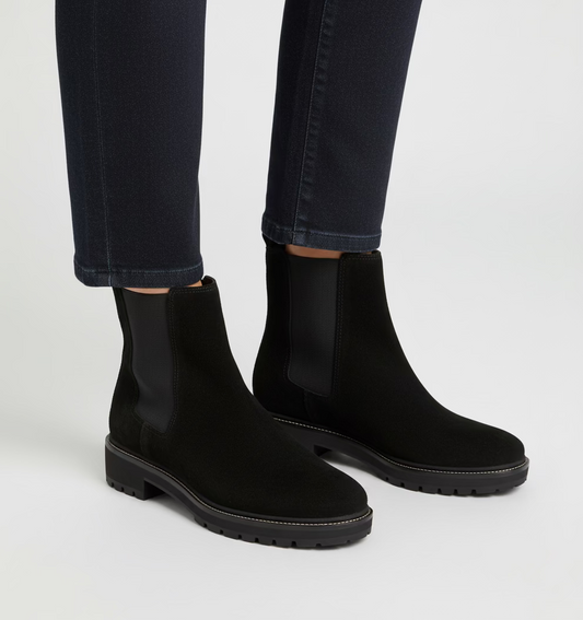 Tory Burch Chelsea 50mm Lug Booties- Size: 10.5 $175-Shoes-Gazelle Fashion and Style