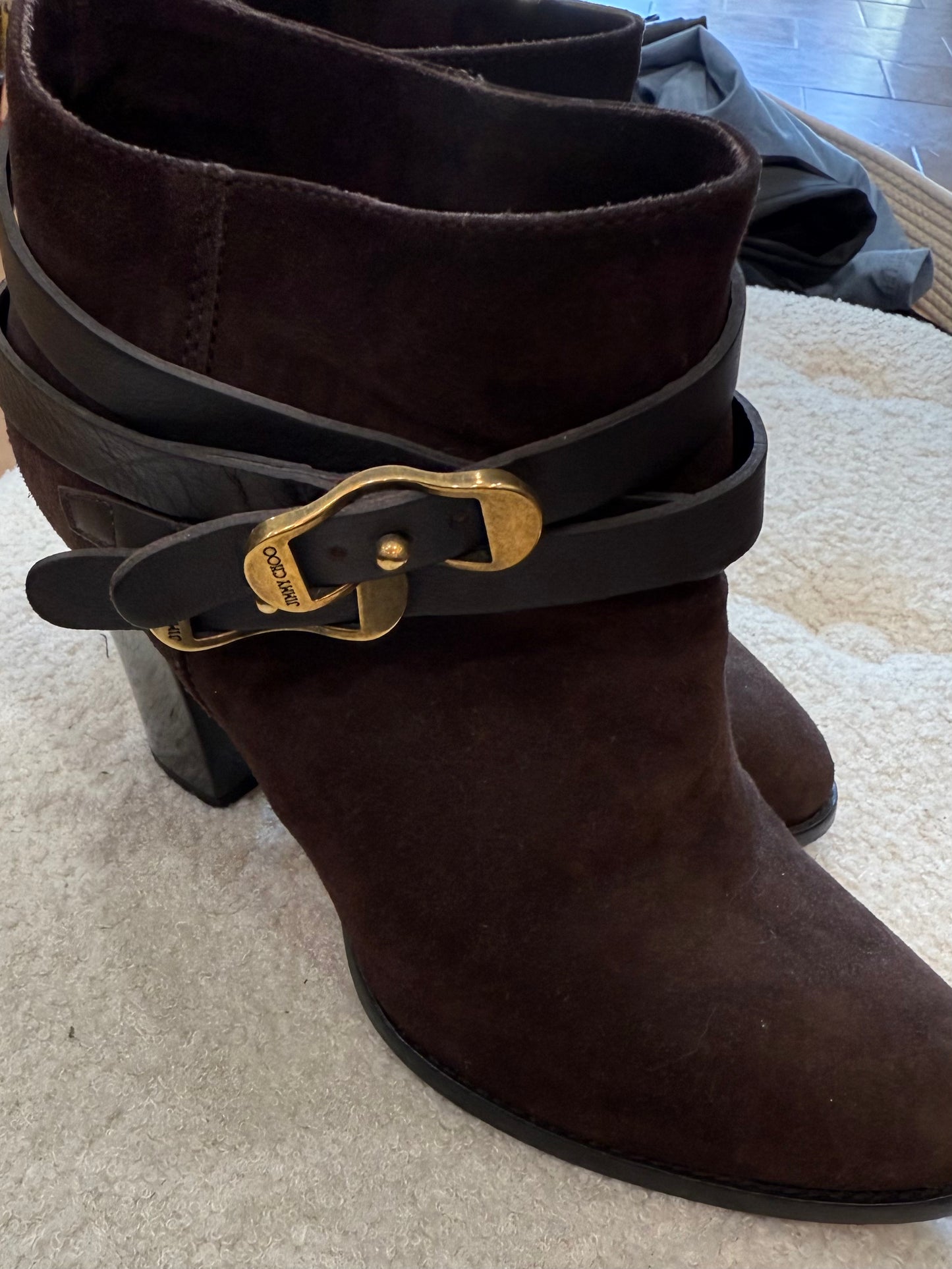 Jimmy Choo Melba Ankle Bootie- Size: 41, US 11 $249-Shoes-Gazelle Fashion and Style