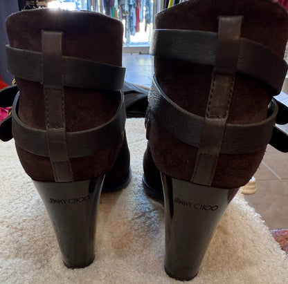 Jimmy Choo Melba Ankle Bootie- Size: 41, US 11 $249-Shoes-Gazelle Fashion and Style