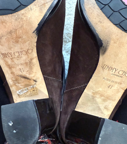 Jimmy Choo Melba Ankle Bootie- Size: 41, US 11 $249-Shoes-Gazelle Fashion and Style