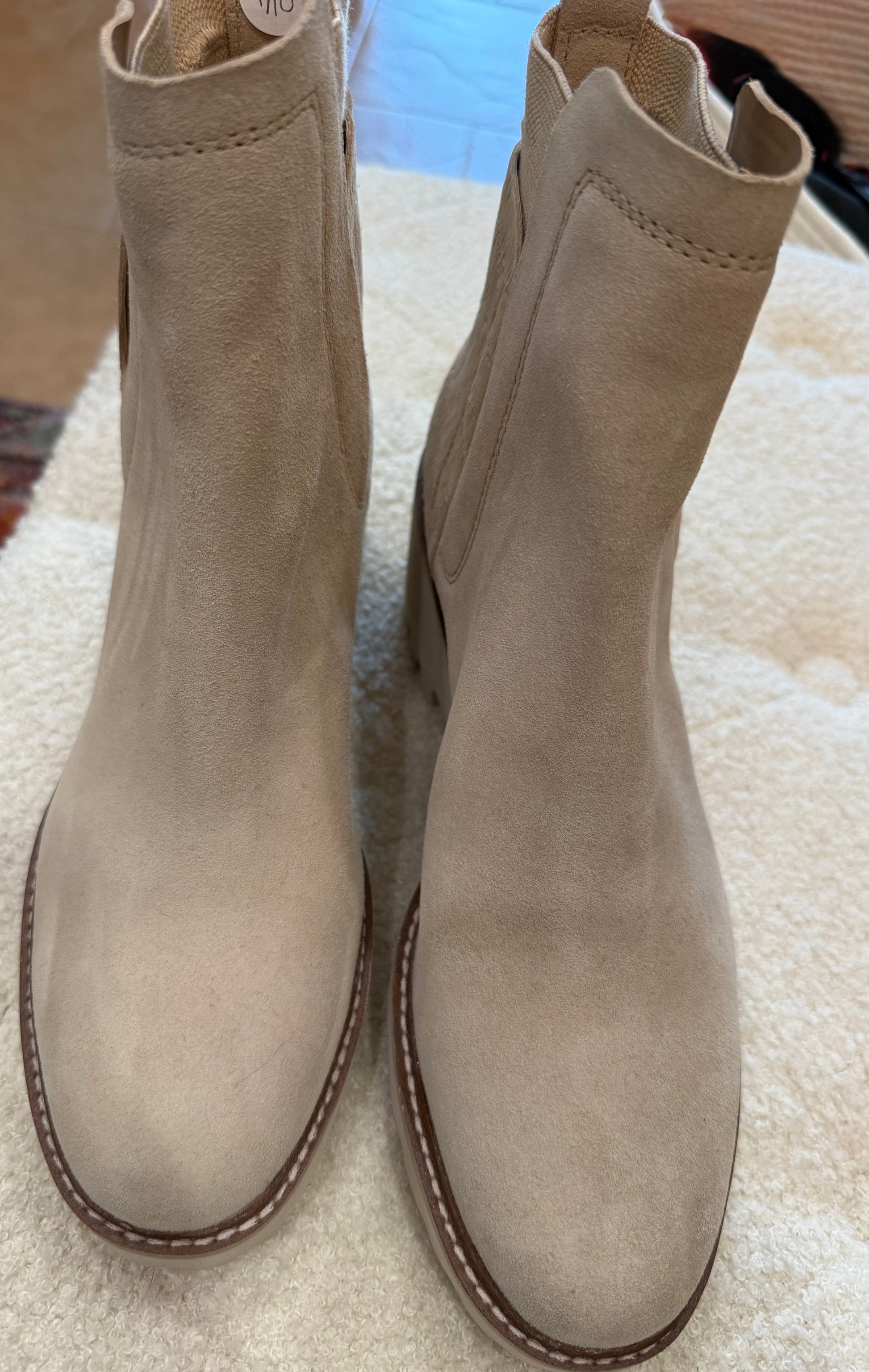 Dolce Vita Huey H20 Waterproof Suede Chelsea Boots- Size: 9/10 $125-Shoes-Gazelle Fashion and Style