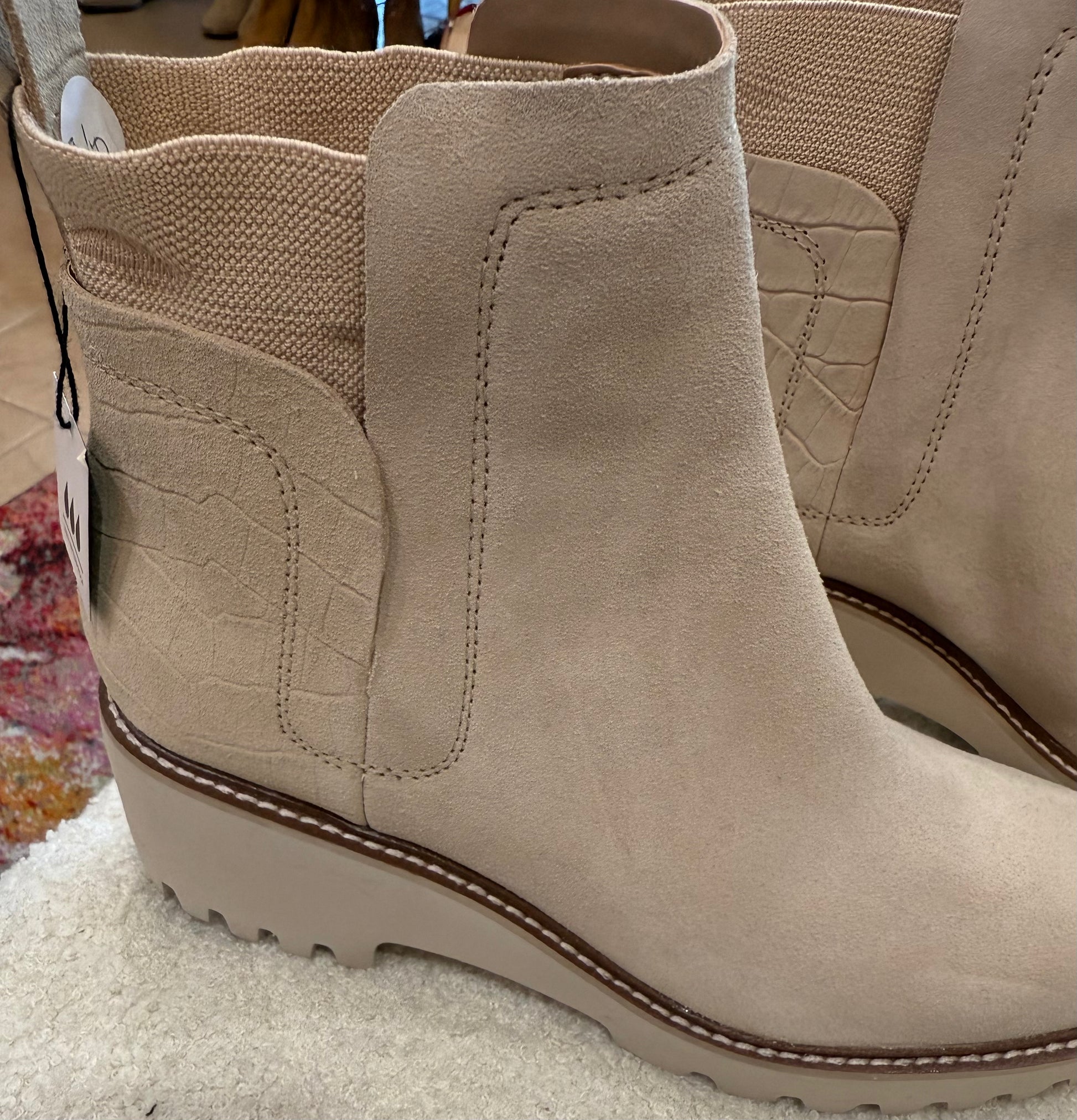 Dolce Vita Huey H20 Waterproof Suede Chelsea Boots- Size: 9/10 $125-Shoes-Gazelle Fashion and Style