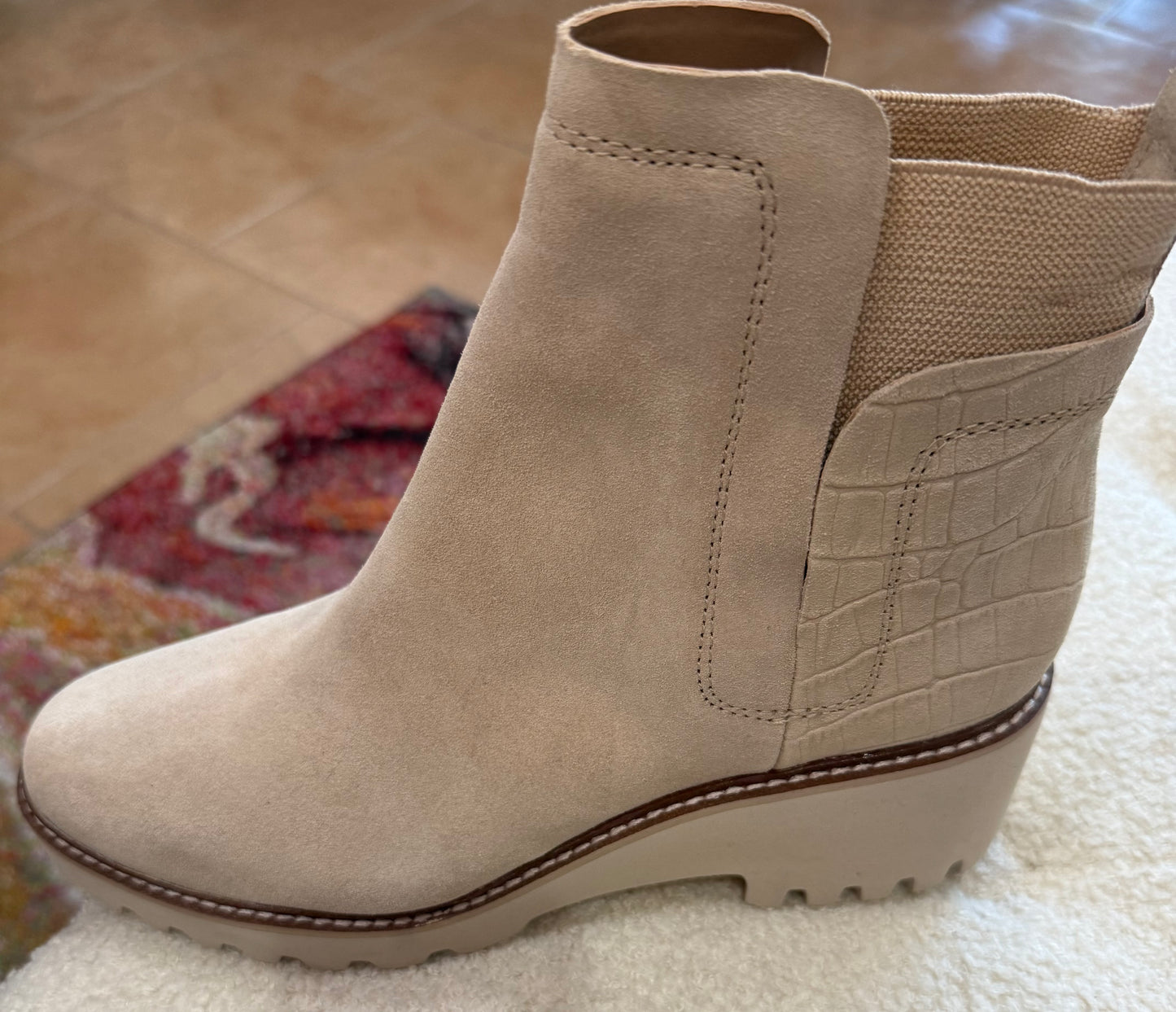 Dolce Vita Huey H20 Waterproof Suede Chelsea Boots- Size: 9/10 $125-Shoes-Gazelle Fashion and Style