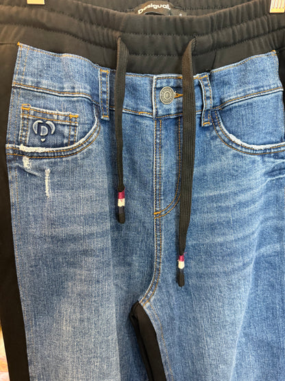 Desigual Hybrid Jogger Jeans- Size: S-Pants-Gazelle Fashion and Style