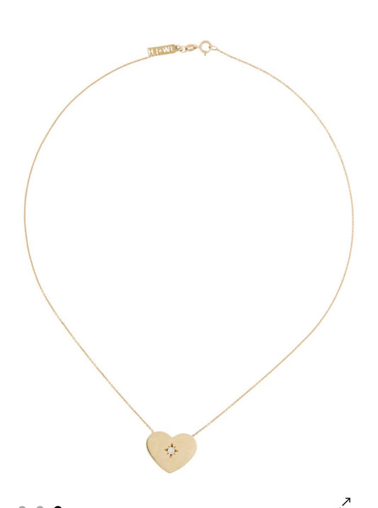 Johnny Was x Logan Hollowell Heart Necklace- 14K Yellow Gold $295-Jewelry-Gazelle Fashion and Style
