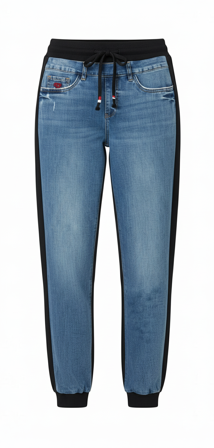 Desigual Hybrid Jogger Jeans- Size: S $85-Pants-Gazelle Fashion and Style
