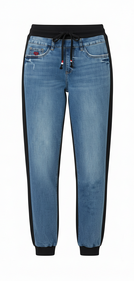 Desigual Hybrid Jogger Jeans- Size: S $85-Pants-Gazelle Fashion and Style