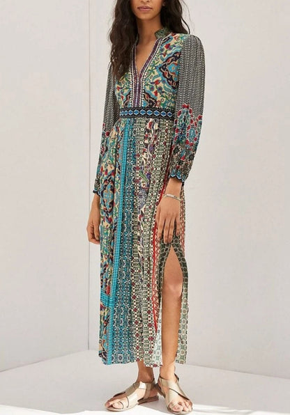 Bhanuni by Jyoti Maxi Dress - Size 8-Dresses-Gazelle Fashion and Style