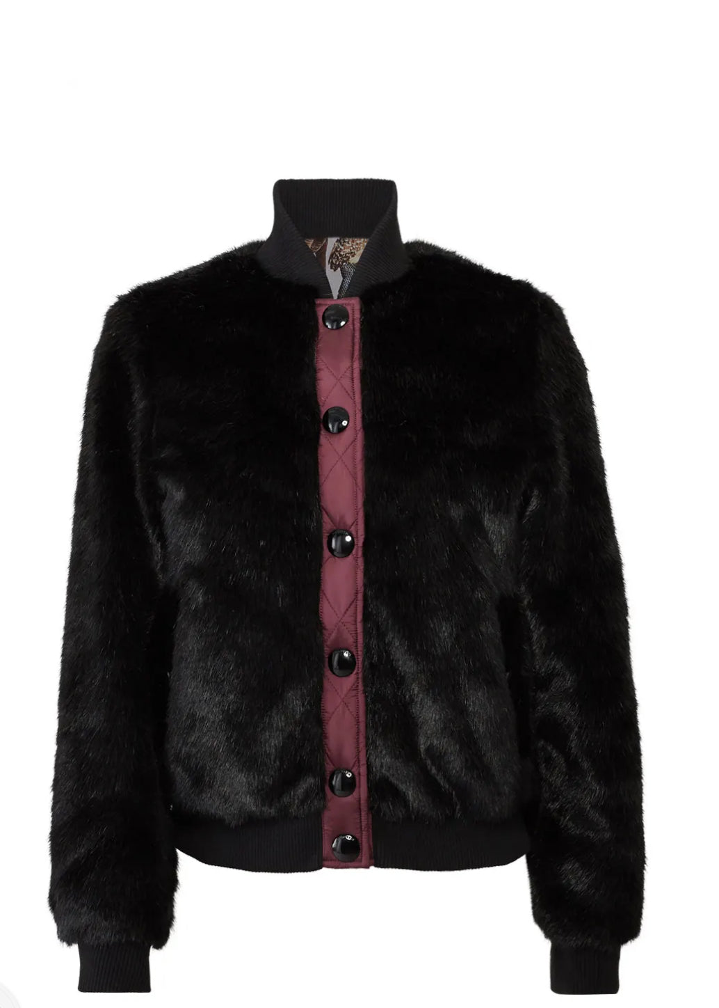 Hunter Original Faux Fur Bomber Jacket- Size: S $85-Jacket-Gazelle Fashion and Style