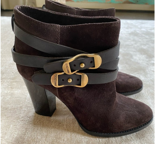 Jimmy Choo Melba Ankle Bootie- Size: 41, US 11 $249-Shoes-Gazelle Fashion and Style