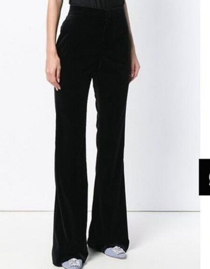 Gucci Black Mid-Rise Pants - Size 38 US 4/6 $225-Pants-Gazelle Fashion and Style