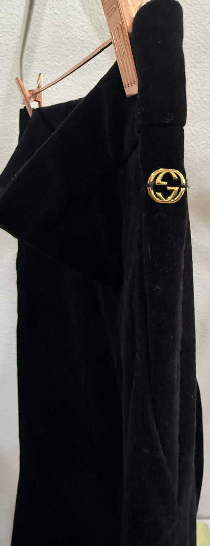 Gucci Black Mid-Rise Pants - Size 38 US 4/6 $225-Pants-Gazelle Fashion and Style