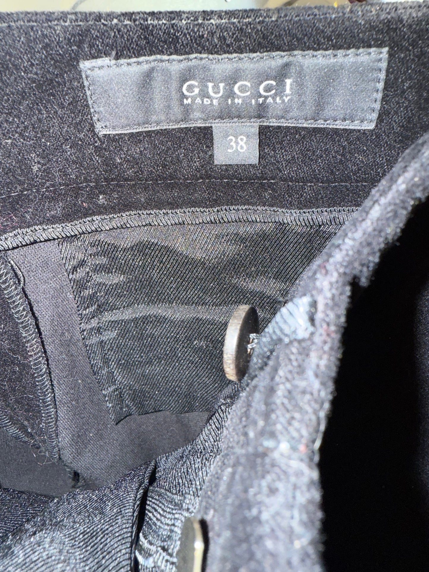 Gucci Black Mid-Rise Pants - Size 38 US 4/6 $225-Pants-Gazelle Fashion and Style