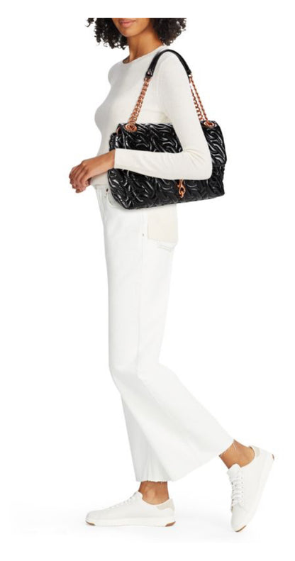 Rebecca Minkoff Edie Maxi Chain Quilt Shoulder Bag- $185-Bags-Gazelle Fashion and Style
