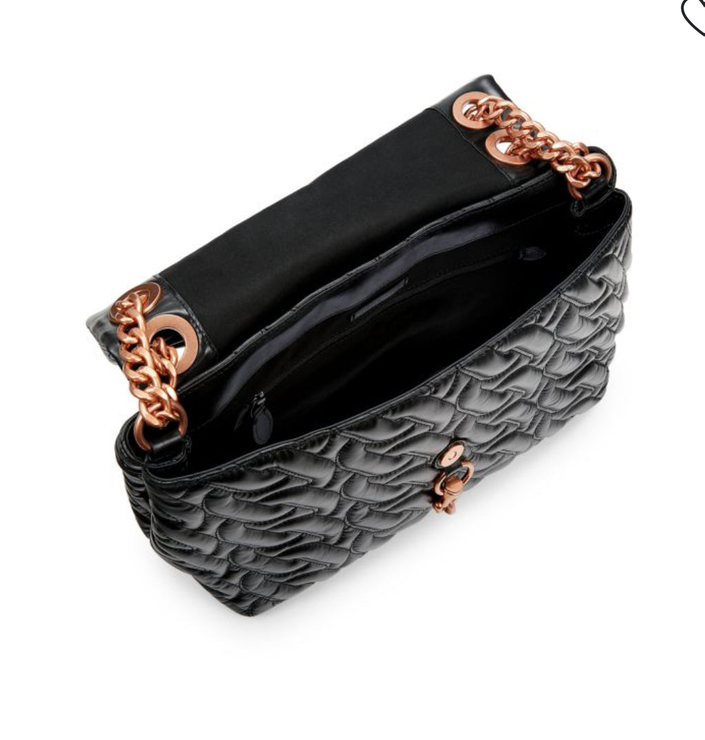 Rebecca Minkoff Edie Maxi Chain Quilt Shoulder Bag- $185-Bags-Gazelle Fashion and Style