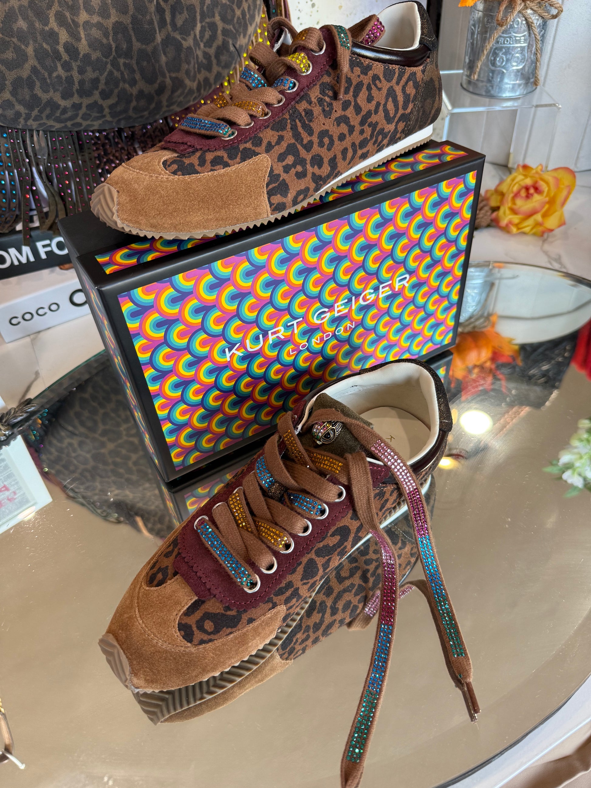 Kurt Geiger London Islington Sneaker- Size 7.5 $199-Shoes-Gazelle Fashion and Style