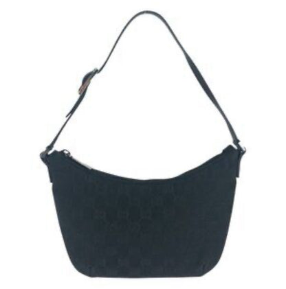 Gucci Black GG Canvas Shoulder Bag- $450-Accessories-Gazelle Fashion and Style