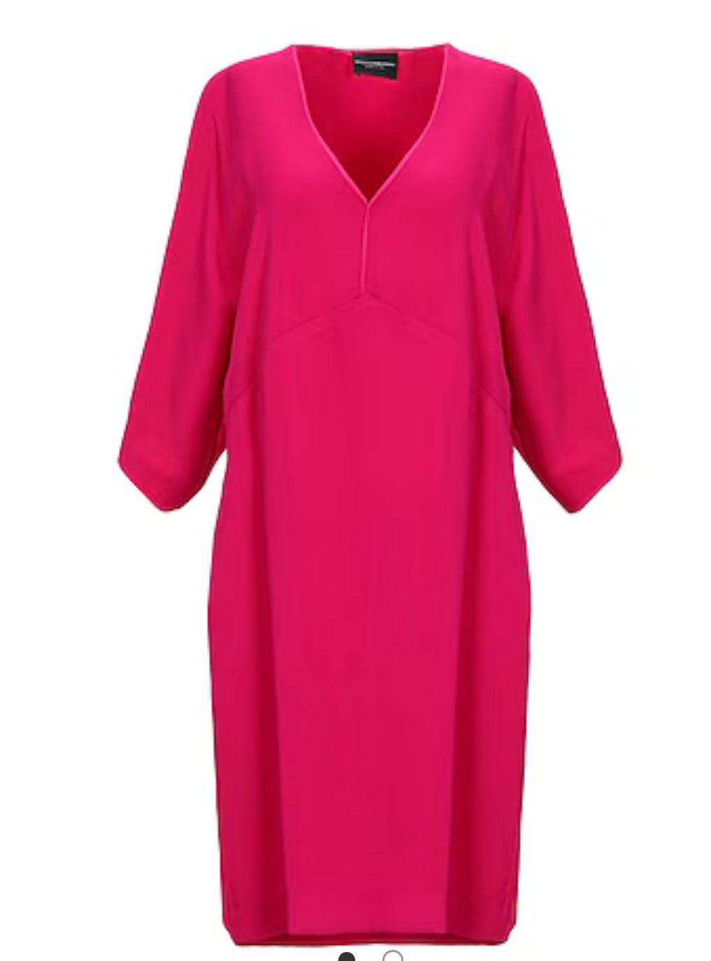 Atos Lombardini V-Neck Midi Dress- Size: 42 US 6- $125